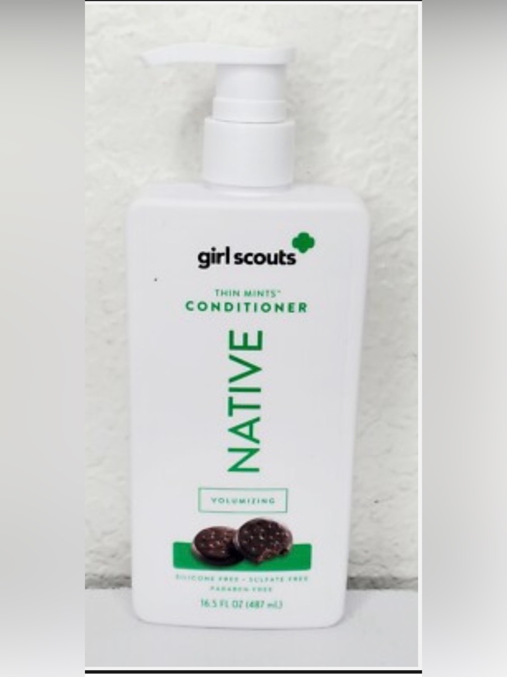 Native Girl Scouts Thin Mints Conditioner - White with Green Accents
